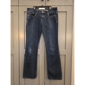 Abercrombie & Fitch Jeans Womens Size 8 Low Rise Emma Dark Wash Perfect Stretch